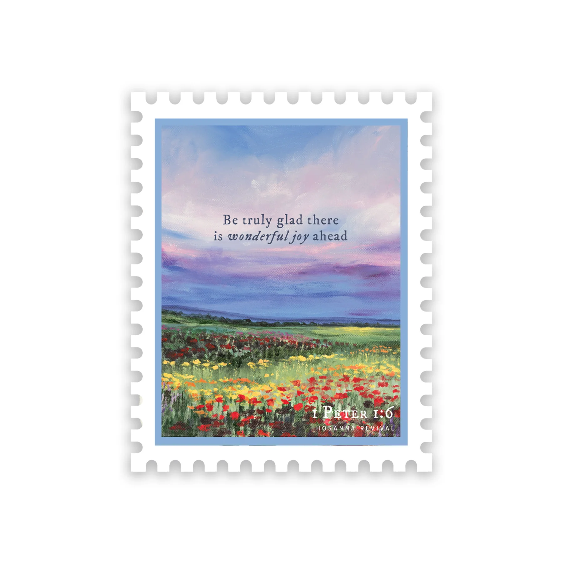 1 Peter 1:6 Stamp Sticker