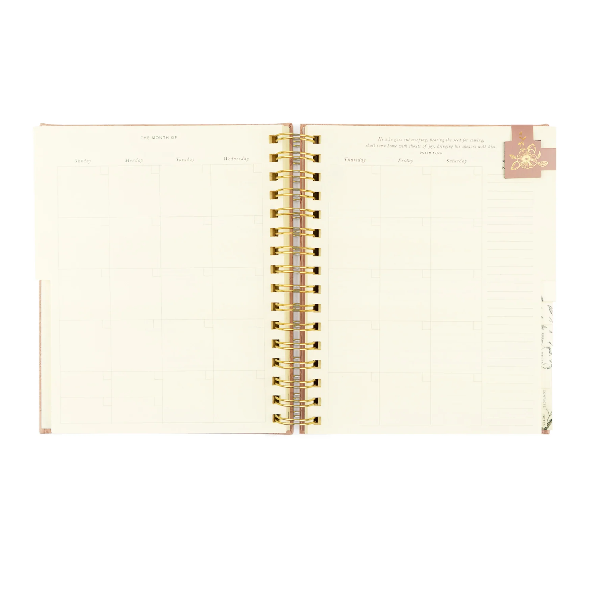 12-Month Undated Planner: Sonora Design, Spiral - Image 7