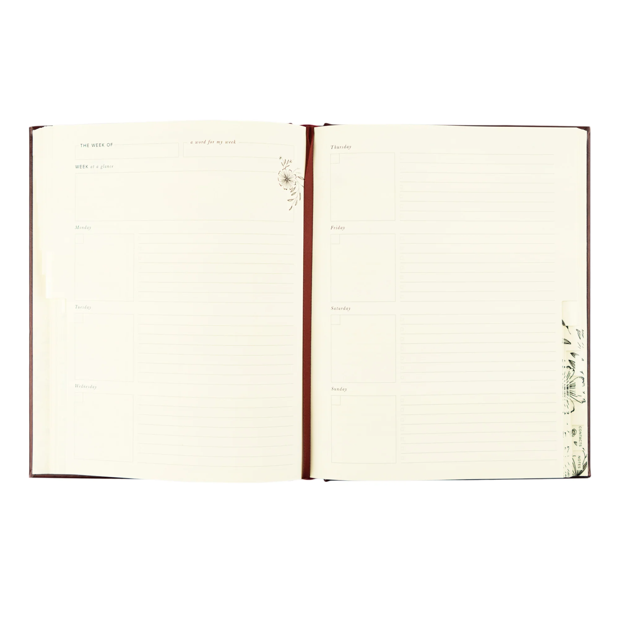 12-Month Undated Planner: Yorkshire Design, Layflat - Image 9