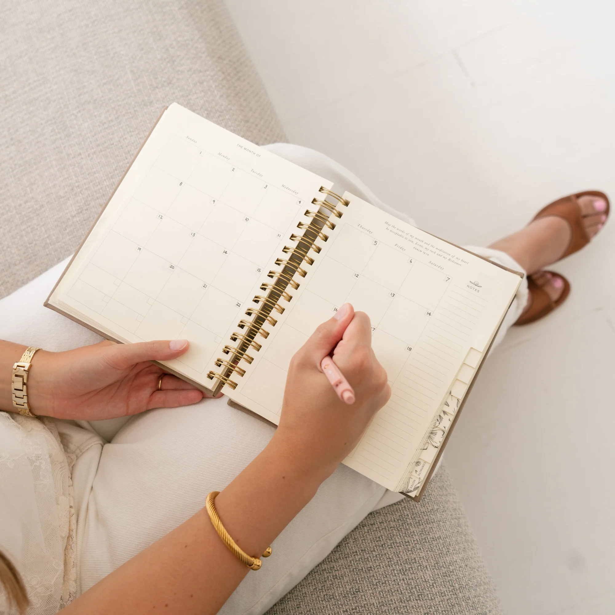 12-Month Undated Planner: Marlo Design, Spiral - Image 12