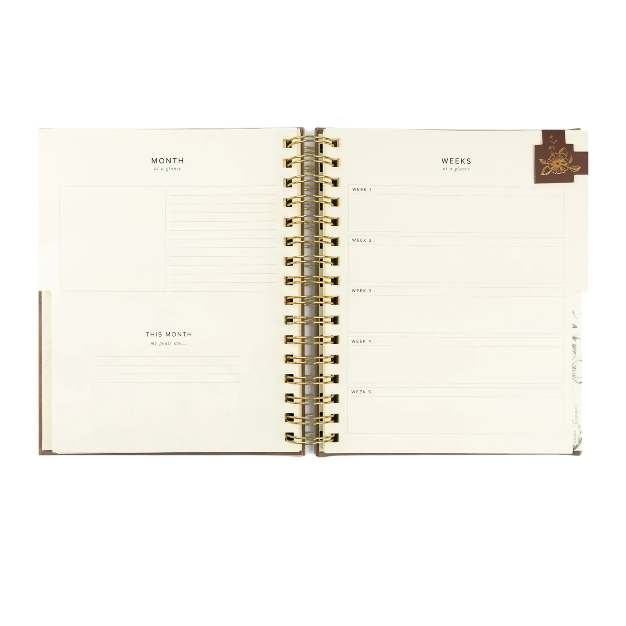 12-Month Undated Planner: Marlo Design, Spiral - Image 6